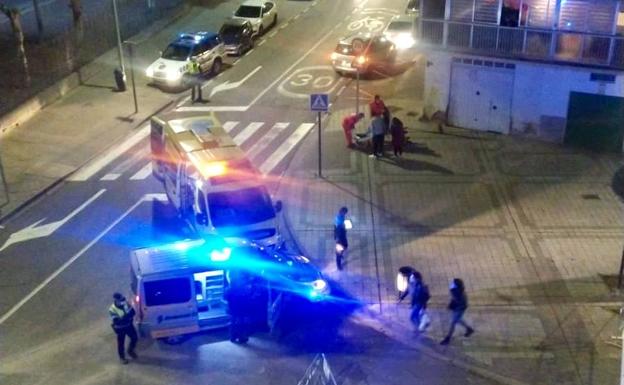 Herida una joven tras ser atropellada por un turismo en Palencia