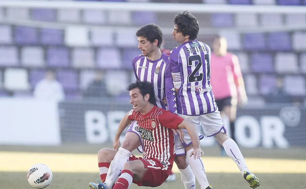 Víctor Pérez, un gol y un ascenso del Real Valladolid