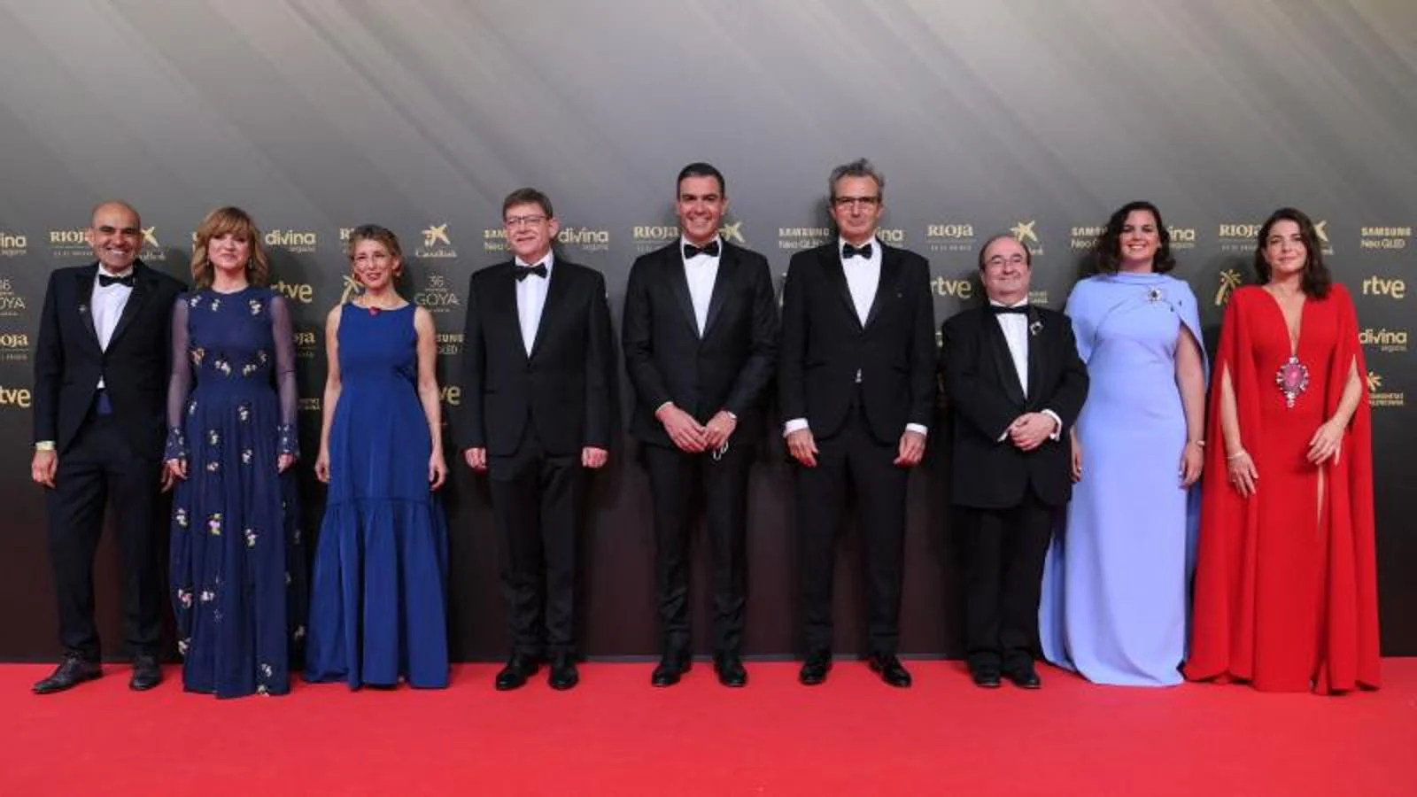 La alfombra roja de los Premios Goya 2022, en imágenes