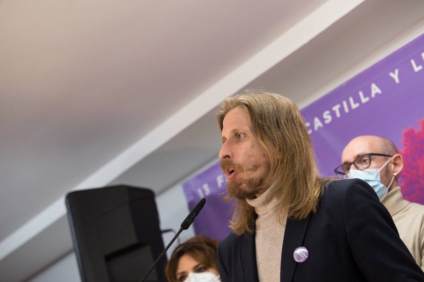 Pablo Fernández, de Unidas Podemos, analiza los resultados de las elecciones de Castilla y León