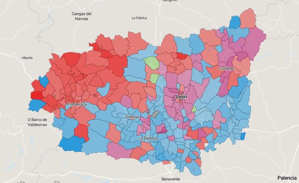 Así se votó barrio a barrio en León en las elecciones de Castilla y León