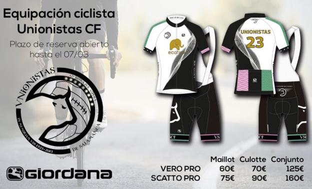 Unionistas de Salamanca lanza una nueva equipación... para ciclismo