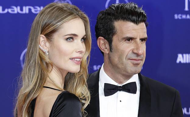 La relación entre Luis Figo y Helen Svedin no pasa por su mejor momento