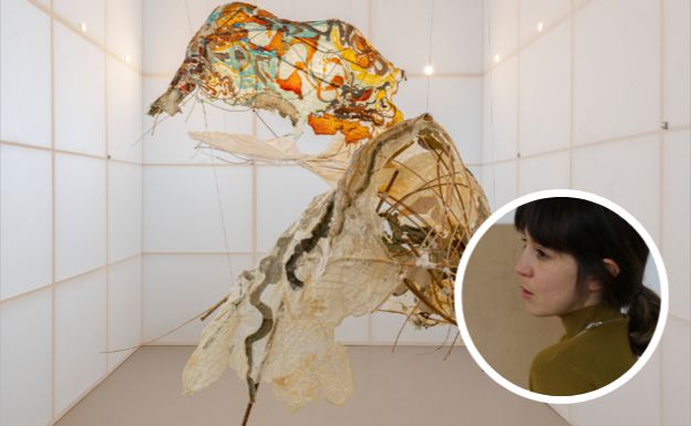 Esther Gatón convierte sus residuos en arte