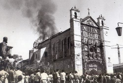 La joya artística de Valladolid, pasto de las llamas