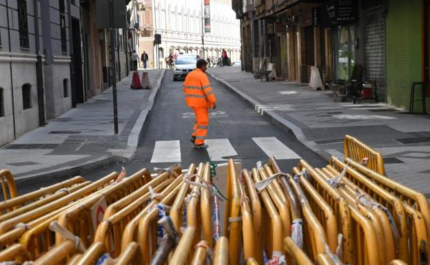 Dos nuevas calles se suman a los cortes de tráfico en Valladolid