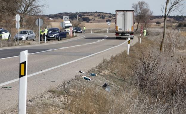 Muere un joven de 33 años arrollado por un camión en Burgos