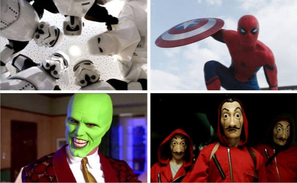 Las máscaras más famosas de la cultura: de 'Spiderman' a 'La casa de papel'