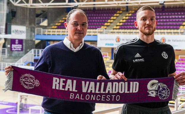 Gilbert aterriza en Valladolid con ilusión por jugar el 'play-off'