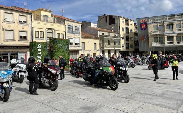 Las motos Honda Goldwing llegan a Guijuelo