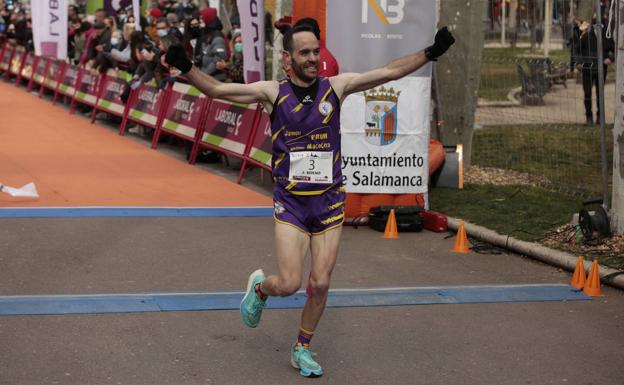 Triunfos charros de Juan Bueno y Gema Martín en el regreso de la Media Maratón Ciudad de Salamanca