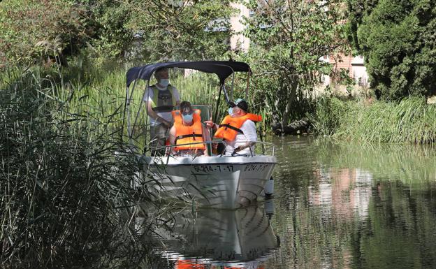 El servicio de barcas turísticas de la Dársena de Palencia sale a contratación para dos años