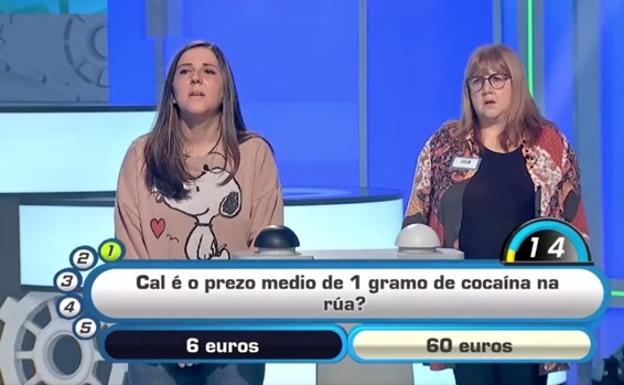 La Televisión de Galicia pide perdón por preguntar por el precio de la cocaína en un concurso