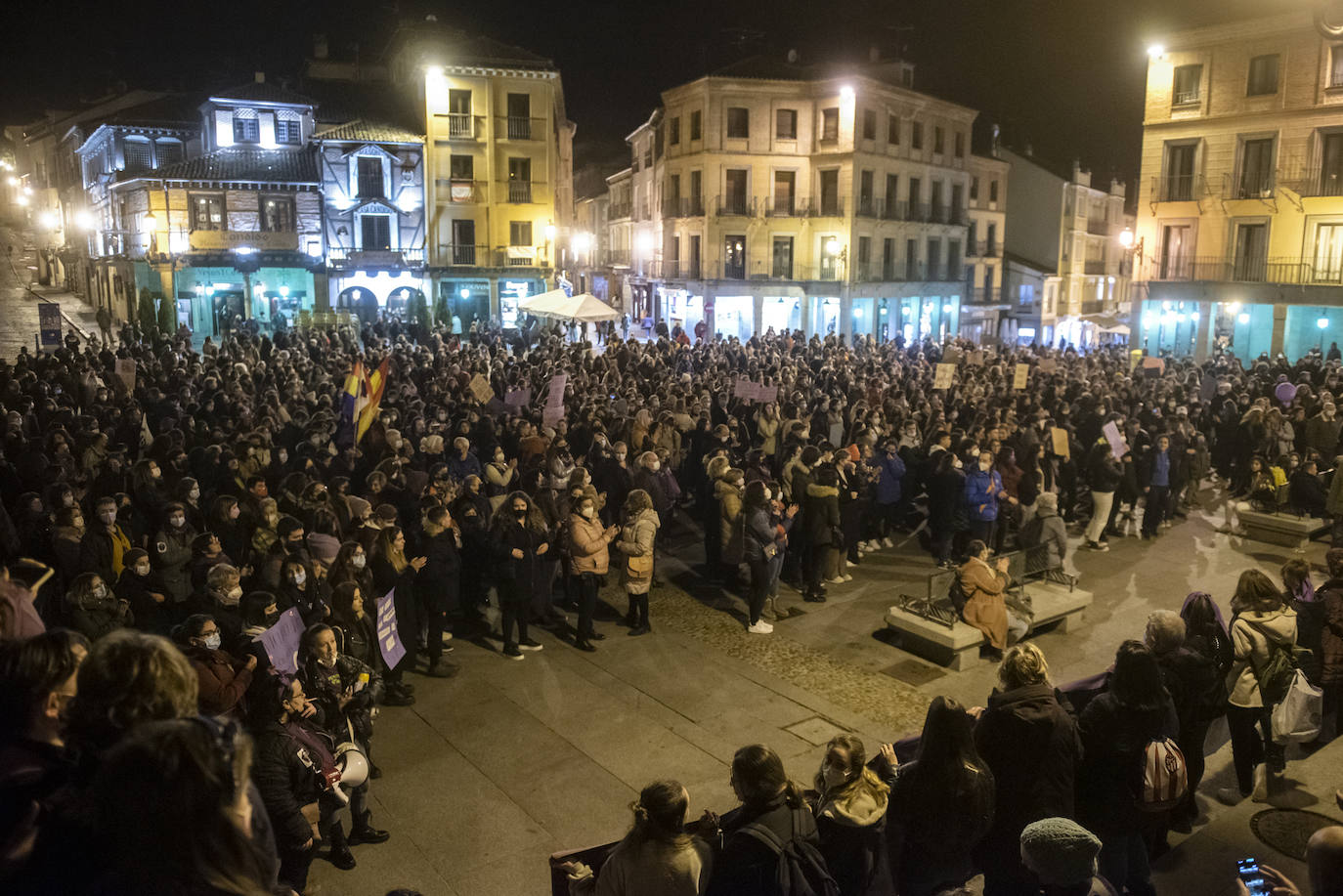 Manifestación del 8M en Segovia