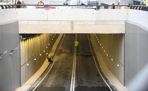 El túnel de Andrómeda se abrirá al tráfico el viernes tras la revisión de los técnicos municipales