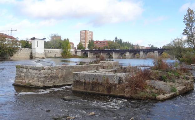 Un dique protegerá y permitirá visitar las aceñas del siglo XIII en el Pisuerga