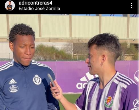 Gonzalo Plata se enfrenta al reto del Tik Toker Adri Contreras