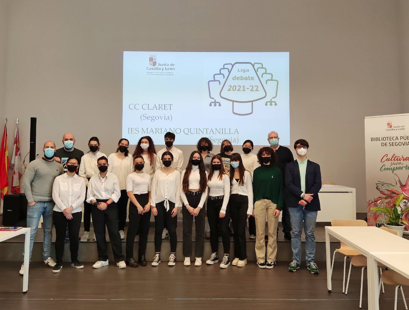 El instituto Mariano Quintanilla se impone en la fase provincial de la Liga de Debate