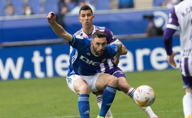 La racha triunfal del Real Valladolid de 8 victorias y 3 empates muere en Oviedo en 13 minutos