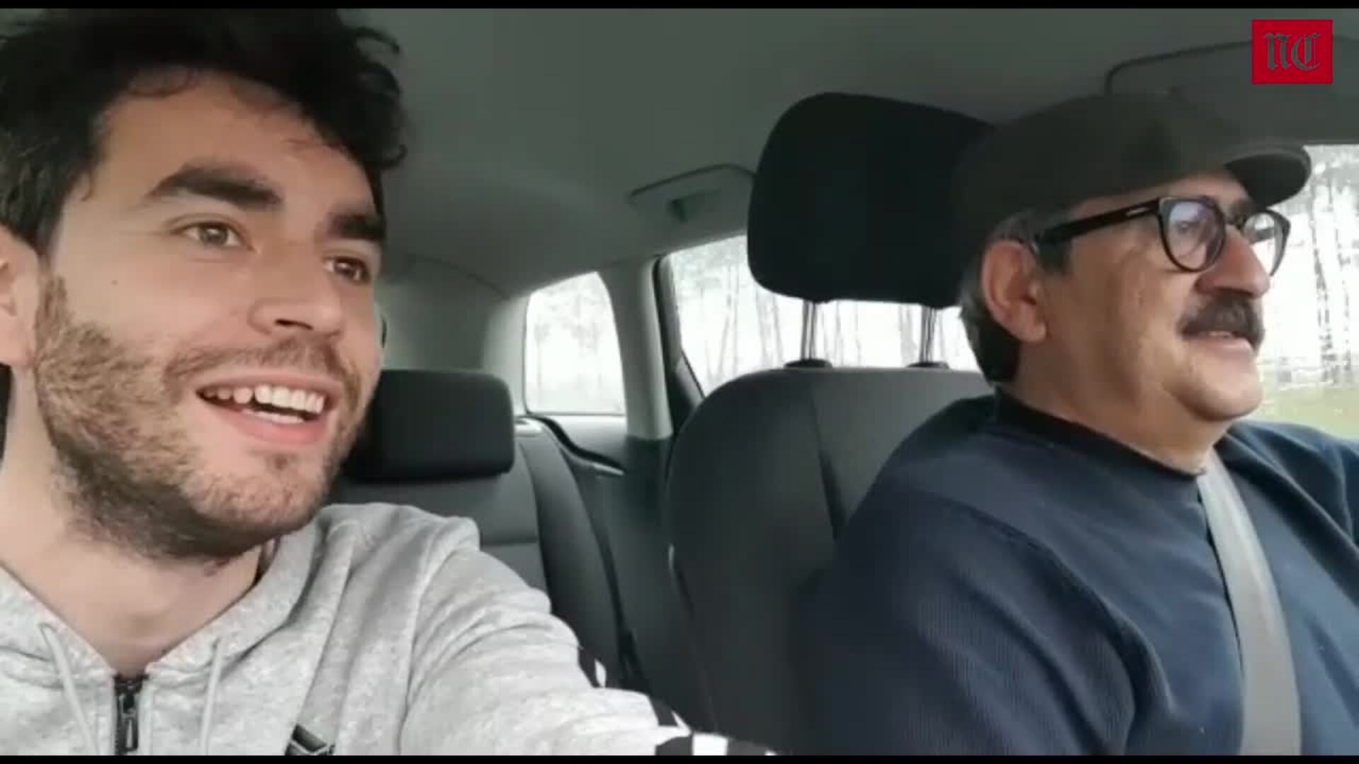 Primera etapa del viaje de Álvaro Muñoz y Ramón Gómez a la frontera con Ucrania
