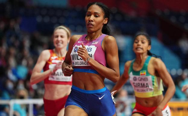 Gran éxito de la salmantina Lorena Martín colándose en la final del 800 del Mundial indoor