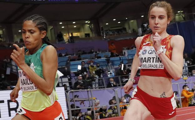 La salmantina Lorena Martín finaliza octava en la gran final de los 800 del Mundial de pista cubierta