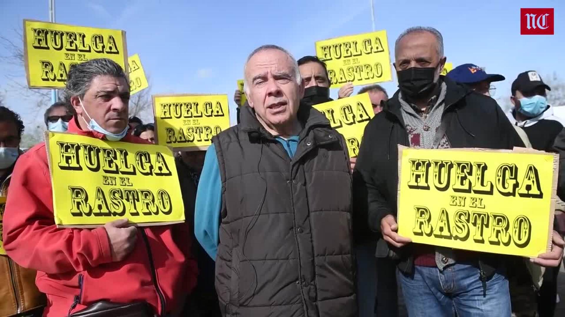 Los 150 vendedores del Rastro de Valladolid se declaran en huelga