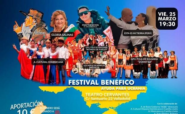 Siete asociaciones de inmigrantes de Valladolid celebrarán un festival benéfico por Ucrania