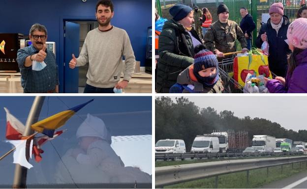 Así fue el viaje a la frontera de Ucrania de dos periodistas de El Norte de Castilla