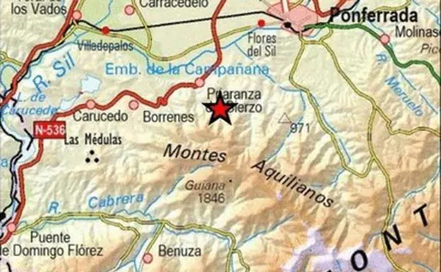 Terremoto de madrugada en la provincia de León