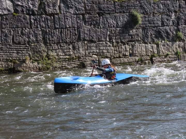 Mónica Santos, campeona de la Copa de España de Wildwater en modalidad clásica