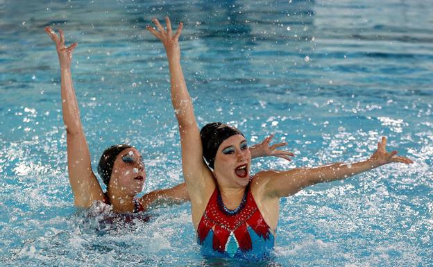 Real Canoe y Sincro Retiro triunfan en la última jornada del Campeonato de España de natación artística