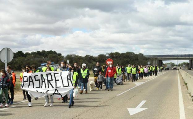El fatídico kilómetro y medio que evitará la pasarela peatonal de Boecillo