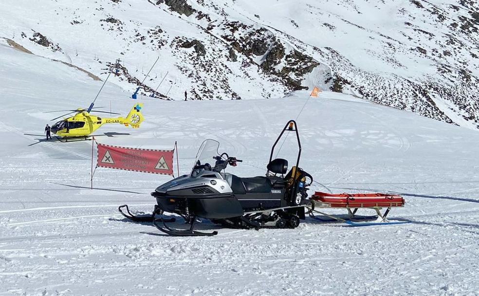 Conmoción en Guardo por la muerte de un esquiador que chocó con otro en la estación leonesa de San Isidro