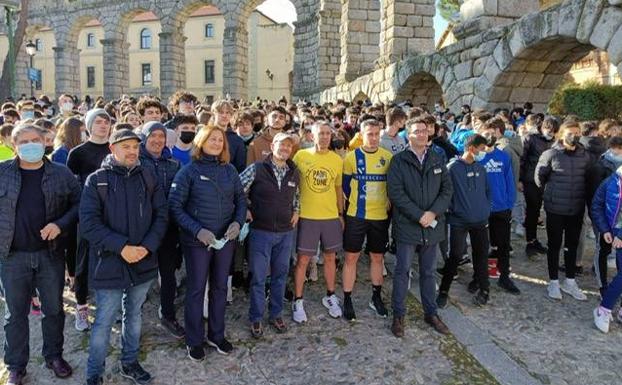 Alumnos y profesores del IES Mariano Quintanilla corren por Ucrania