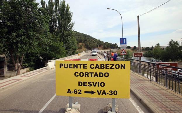 El puente de Cabezón estará tres meses cerrado al tráfico para su rehabilitación