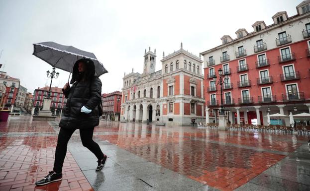 La borrasca Evelyn traerá lluvia a Valladolid el lunes tras un fin de semana soleado