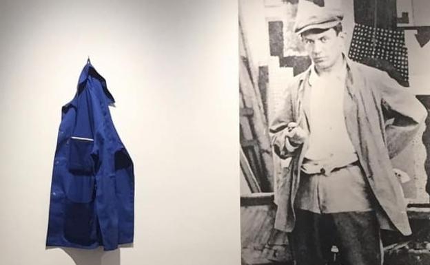 Una señora se lleva una obra de arte pensando que era una chaqueta olvidada y se la arregla