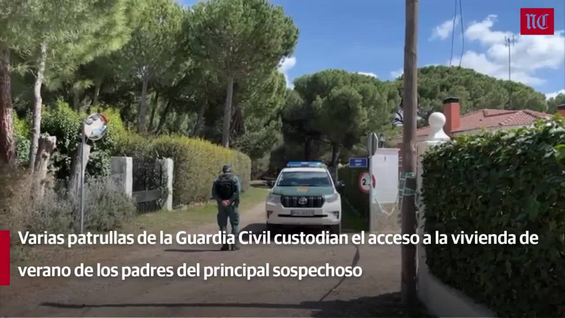 La Policía Científica registra el chalé en Traspinedo de Óscar, el último amigo que vio a Esther López viva