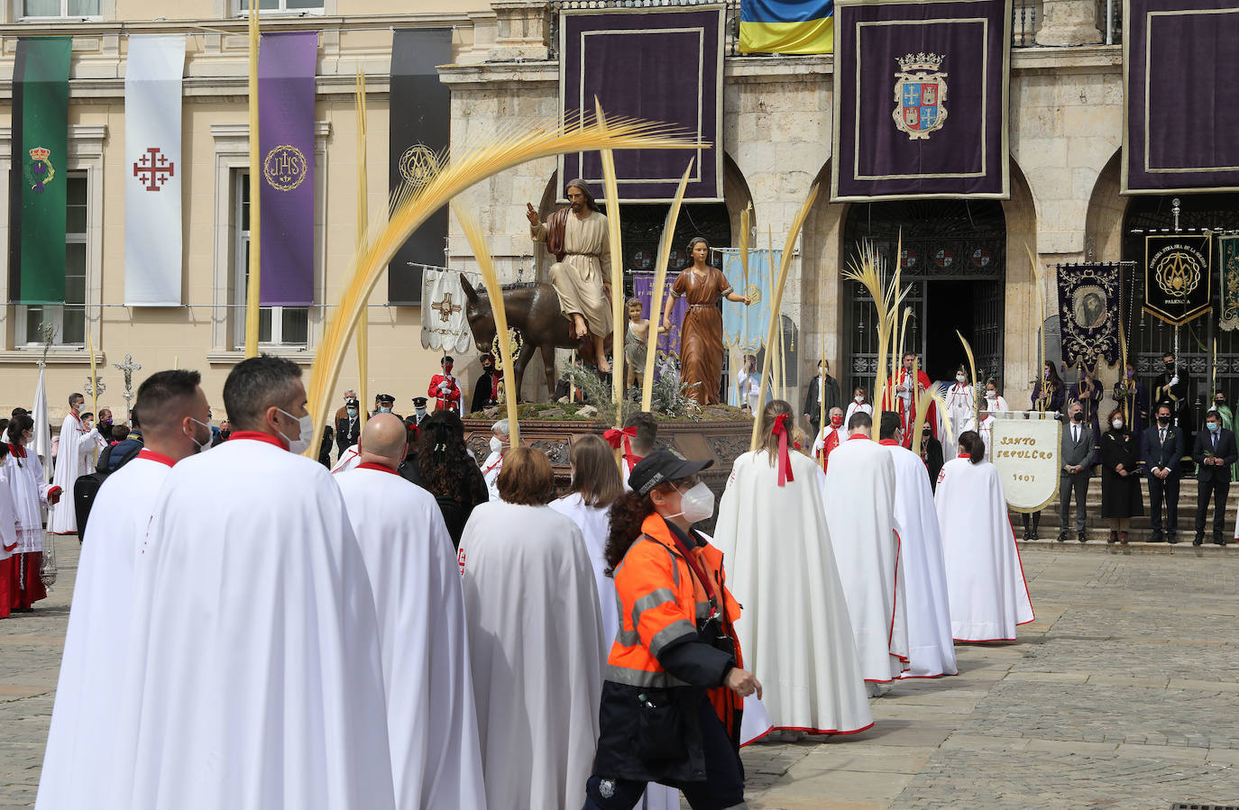 Procesión de la Borriquilla en Palencia
