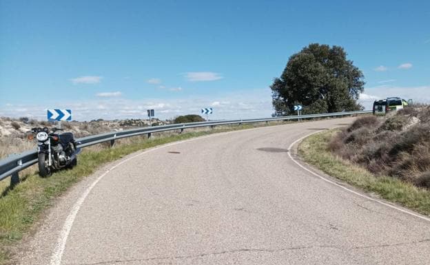 Fallece un motociclista de 40 años en una colisión con un turismo en Alba de Cerrato