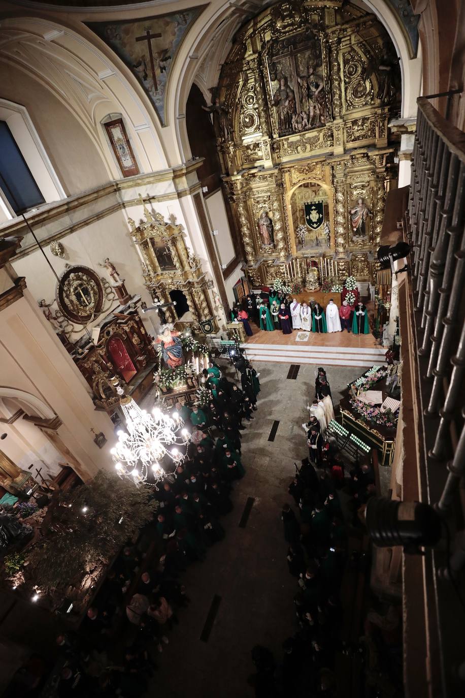 La lluvia obliga a suspender la Procesión del Santísimo Rosario del Dolor de Valladolid