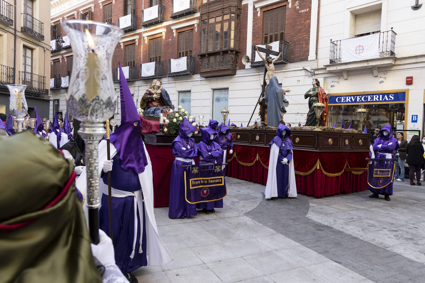 Procesión de la Amargura en el Monte Calvario en la Semana Santa de Valladolid