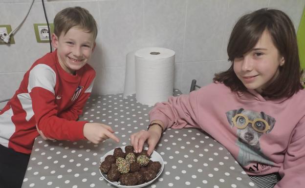 Las trufas de chocolate de Ismael y Jimena