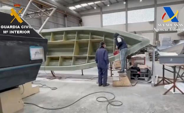 Desarticulada una banda criminal con infraestructura en Salamanca dedicada a la fabricación de 'narcolanchas'