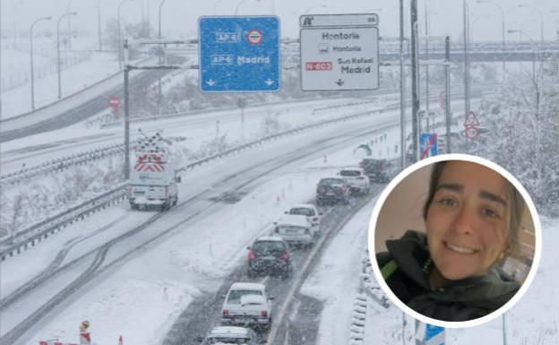 «Cuando he salido de Segovia no podía imaginar que iba a estar cuatro horas atrapada en el autobús»