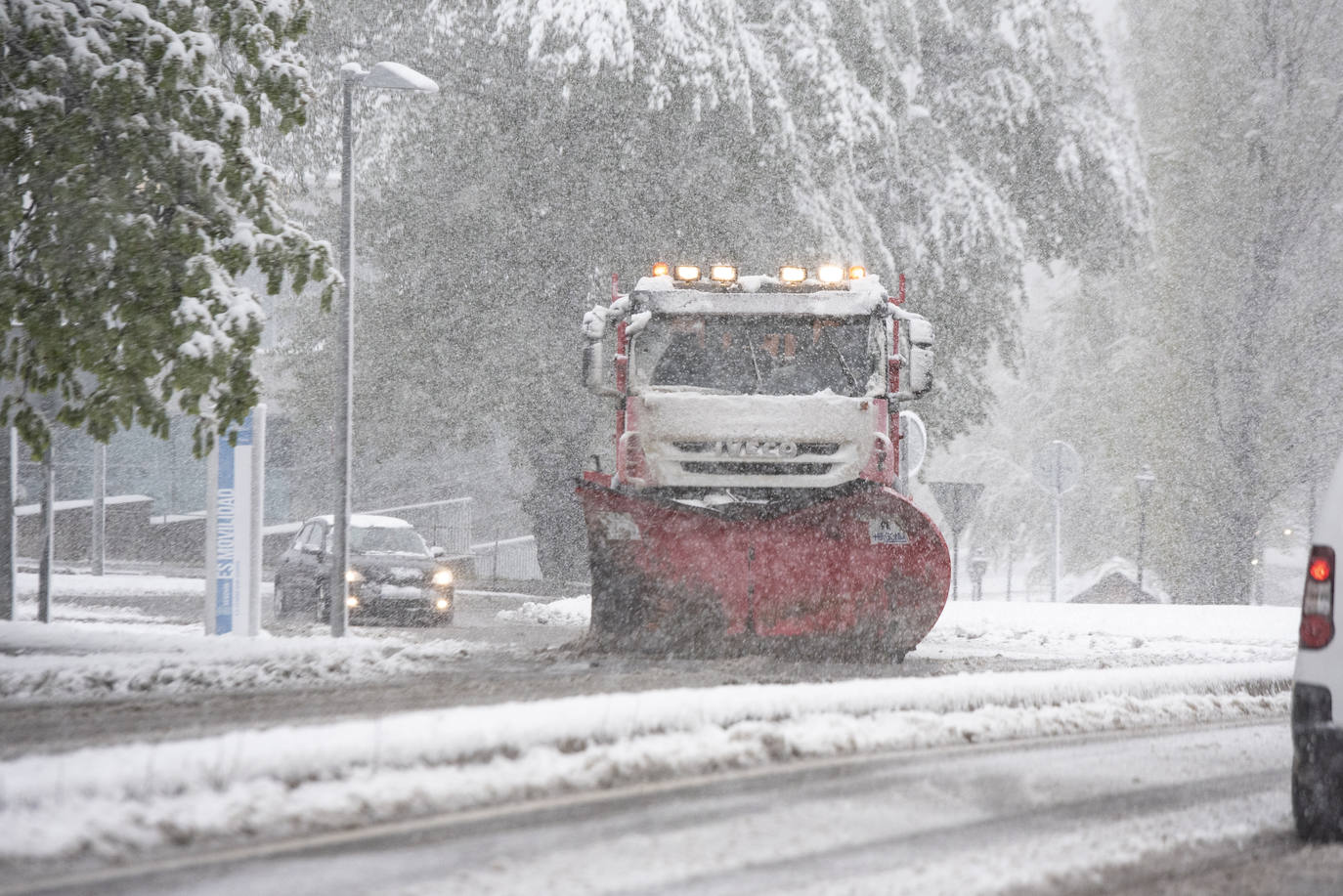 Más de 2.200 escolares segovianos, sin clase por la nevada
