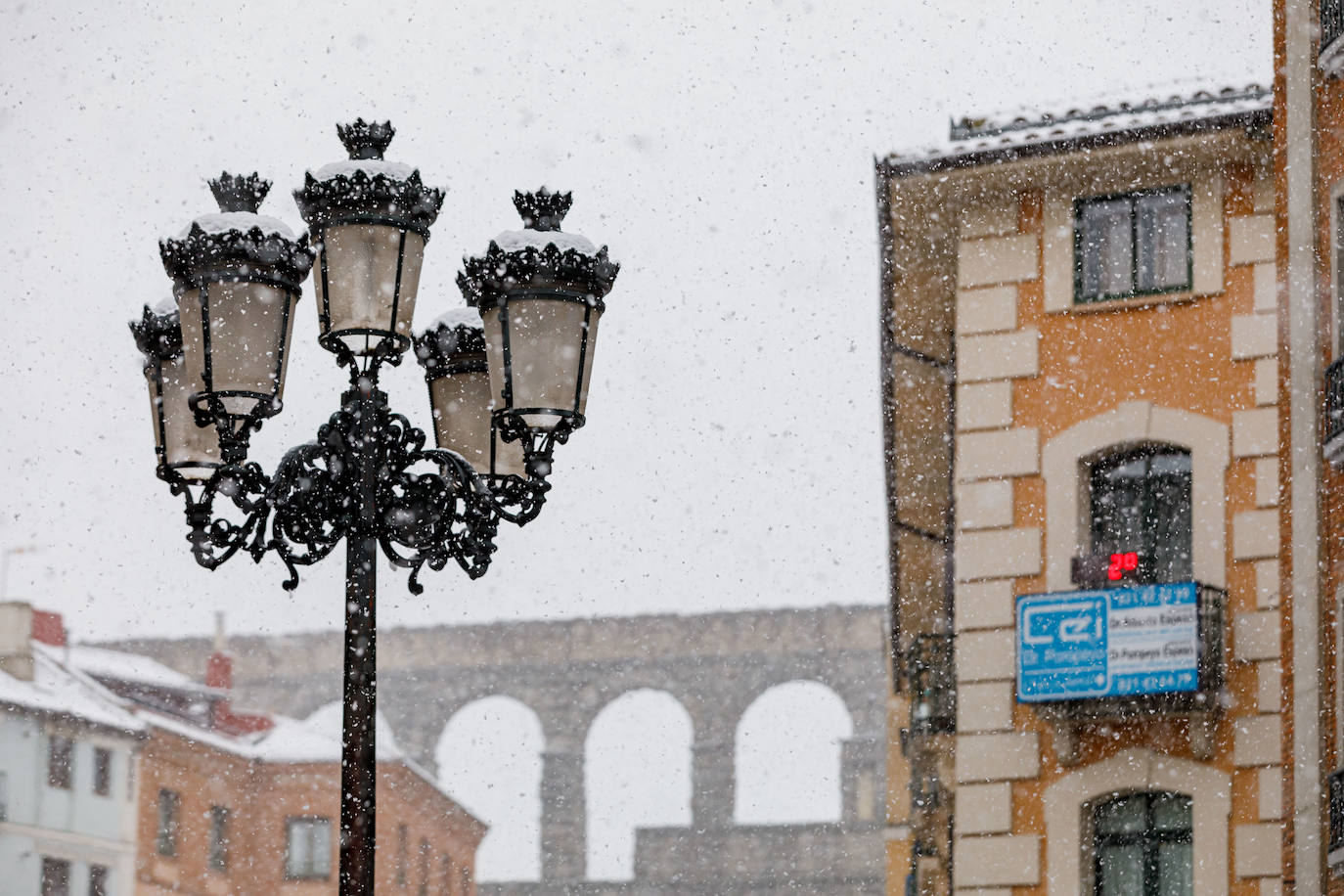 La nieve pierde intensidad en la provincia: esta es la predicción para el miércoles en Segovia