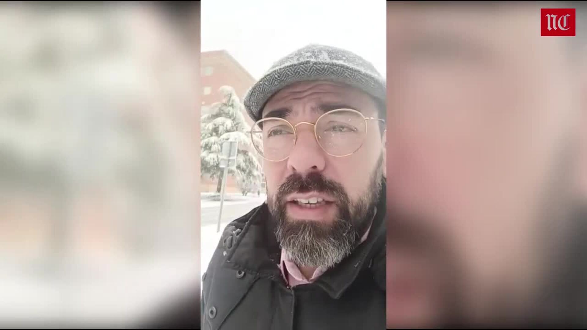 Testimonio de Sergio Perela, afectado por la nevada de Segovia