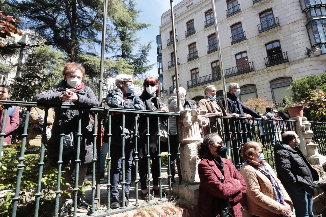 Homenaje a Cervantes en su casa de Valladolid